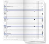 BRUNNEN Calendario Semanal de Repuesto Mod. 740 2026 | 78 × 153 mm