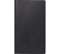 BRUNNEN Calendario semanal modelo 755 2023 tamaño de la hoja 8.7 x 15.3 cm negro