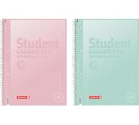 BRUNNEN College Block Premium Student «Pastel» A4, colores pastel (color aleatorio)