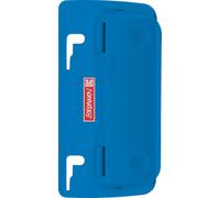 Brunnen Colour Code bolsillos 102065033 perforadora, para carpeta, regla con relieve y función Nied conservación) Azul/azur