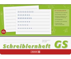 Brunnen Cuaderno de caligrafía 1044002 (GS, A4, horizontal, línea GS, 16 hojas)