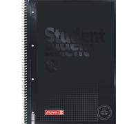 Brunnen - Cuaderno escolar con encuadernación en espiral, 4 orificios, 26 líneas, 90 g/m², tamaño A4