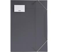 Brunnen Fact - Carpeta con gomas elásticas (polipropileno translúcido, grosor de