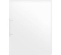 Brunnen Fact - Carpeta de 2 anillas de 16 mm de diámetro, tamaño DIN A4, 255 x 318 mm, color blanco