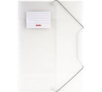 Brunnen Fact - Carpeta de plástico traslúcido (A4, 108 g/m²), color blanco
