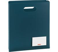 BRUNNEN Fact!pp - Caja archivadora (A4, capacidad máxima 50 mm), color azul