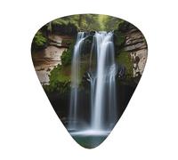 Brunnen Falls Prints - Juego de 12 púas de guitarra con 3 grosores diferentes, adecuadas para guitarra eléctrica y acústica