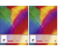 BRUNNEN Fuente Schulheft compañero portátil A410er Lin 27 16BL FSC (Paquete de 2)