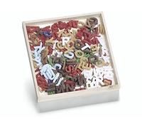 BRUNNEN KnorrPrandell - Caja de Madera con Adornos de Fieltro, 22 mm, Multicolor