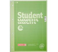 Brunnen - Libreta cuadriculada (A4, 5 unidades), color verde 27