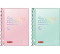BRUNNEN Libreta escolar Premium "Pastel" | A4, 28 líneas, 80 hojas, surtido