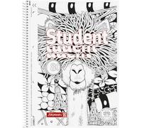 Brunnen Libreta Premium Student Lama ZENart | A4, líneas 27, 80 hojas, color blanco