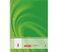 BRUNNEN Libreta Premium Vivendi | A4, línea 3, 40 hojas, color verde