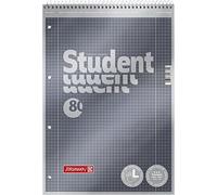 Brunnen - Lote de 5 cuadernos A4, espiral, parte superior, 28