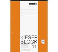 Brunnen - Papel milimetrado con margen (tamaño A4, 5 mm, 210 x 298 mm, 25 hojas, 150 g/m2)