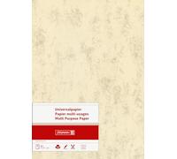 Brunnen - Papel universal (A4, 120 g/m², amarmolado)
