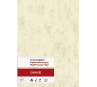 Brunnen - Papel universal (A4, mármol, 25 hojas, 5 unidades)
