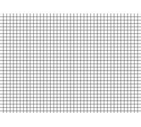 Brunnen - Paquete de 100 fichas (A5, horizontal, 180 g/m², cuadriculadas), color blanco