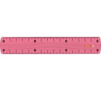 BRUNNEN Regla de código de color, 15 cm, tulipán