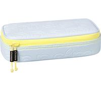 BRUNNEN S'maepp XL Neo - Estuche con 1 solapa, color amarillo y azul claro