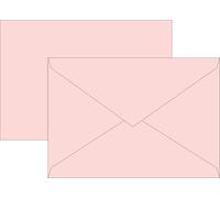 BRUNNEN Sobres de papel universal (C6, 80 g/m², 10 unidades), color rosa