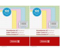 BRUNNEN Tarjetas A7 dotted (Paquete de 2)