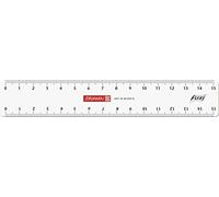 Brunnen VE10 - Regla flexible, 15 cm, color transparente