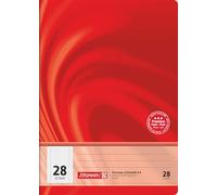 BRUNNEN Vivendi Premium - Cuaderno de ejercicios (A4, 28 y 32 hojas), color rojo