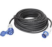Brunner 0301094C - Cable alargador CEE/CEE de 25 m, 3 Polos, Funda de Goma 3 x 2,5 mm ^ 2, protección IP 44 para Exterior, homologado CE 230 V-16 A