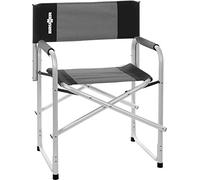 Brunner Silla de director Bravura con estructura plegable. Negro/Gris