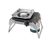 Brunner 0708014N Devil 450 - Hornillo de gas portátil de camping, plegable, uso con cartuchos roscados de 450 g, potencia 2,4 kW, con maletín de transporte