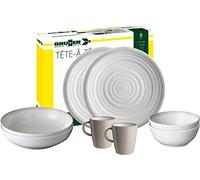 BRUNNER 0830143N.C4P - Juego de vajilla de camping para 2 personas, diseño de té Savana, 8 unidades