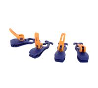 Brunner 610/130 Peggy - Pinzas de cocodrilo de Apertura rápida (4 Unidades)