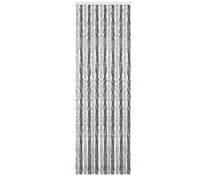 Brunner - Cortina de Felpilla, 56 x 185 cm (Blanco/Gris)