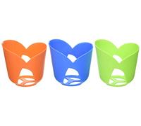 BRUNNER Juego de base de vidrio, colores surtidos, 6 piezas