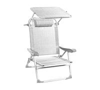 Brunner Makai Plage Pliable avec Parasol - Disponible en 2 colores (Blanc)