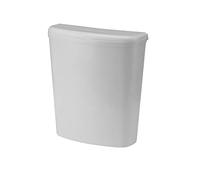 BRUNNER PILLAR 7427021N, cubo de basura, gris, 5,5 L, 22/26,5 x 9/12 x 30 cm