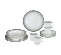 BRUNNER Astralys 0830160N.C5S - Juego de platos y tazas de melamina irrompibles, 16 unidades