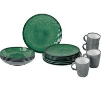 Brunner vajilla fiambrera 16 piezas verde mar