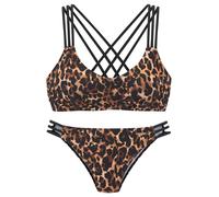 Bruno Banani Bikini marrón / brocado / negro SxC/D marrón / brocado / negro