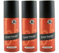 Bruno Banani Deo Absolute Man 3 X 150Ml 24H Duración Fragancia Spray Desodorante