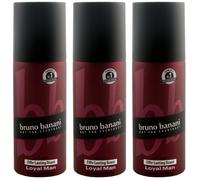 Bruno Banani Desodorante Spray Fieles Hombre 3 X 150ml 24H Lasting Scent -con