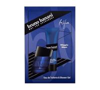 bruno banani Magic Man Eau de Toilette + Gel de Ducha Enérgico Aroma Madera para Hombres 30 ml y 50 ml