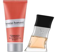 Bruno banani magnetic woman gift set 30ml edp + 50ml shower gel