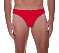 bruno banani String Check Line 2.0 Tangas, Rojo (Rojo Karo 1070), L para Hombre
