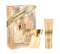 bruno banani Vanilla Muse - Eau de Parfum para mujer y loción corporal perfumada con aroma de vainilla, atractivo y femenino, 30 ml, 50 ml