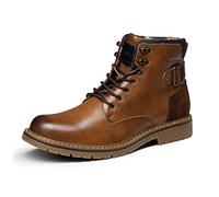 Bruno Marc Botas de Combate Militar para Hombres Botines de Moto Tactical para Hombre MARRÓN SBBO2215M-E Talla 43 (EUR)