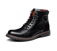 Bruno Marc Botas de Combate Militar para Hombres Botines de Moto Tactical para Hombre Negro SBBO2215M-E Talla 41 (EUR)