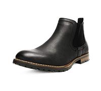 Bruno Marc Botines Hombre Botas Chelsea para Hombre Vestir Invierno,Size 44,Negro,PHILLY-2