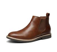 Bruno Marc Hombres Botas Chelsea Boots Botines Botas de Hombre Chelsea Boots Botas de Hombre Chelsea Boots, marrón, 46 EU